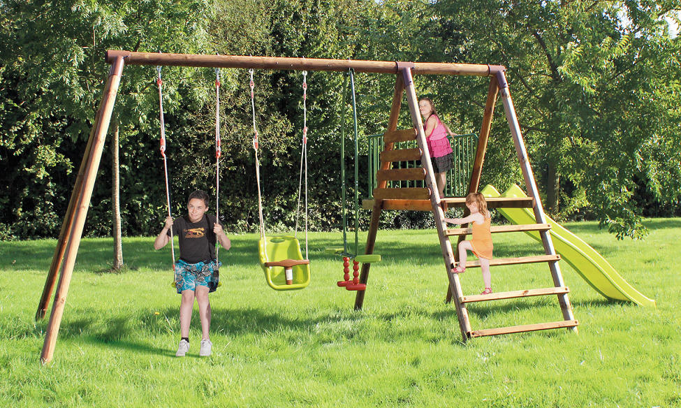 Area giochi giardino apache altalene rete vano nascondino cod ... Altalena legno fai da te