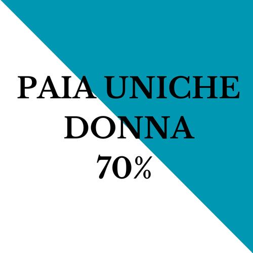 Paia uniche donna al 70% 