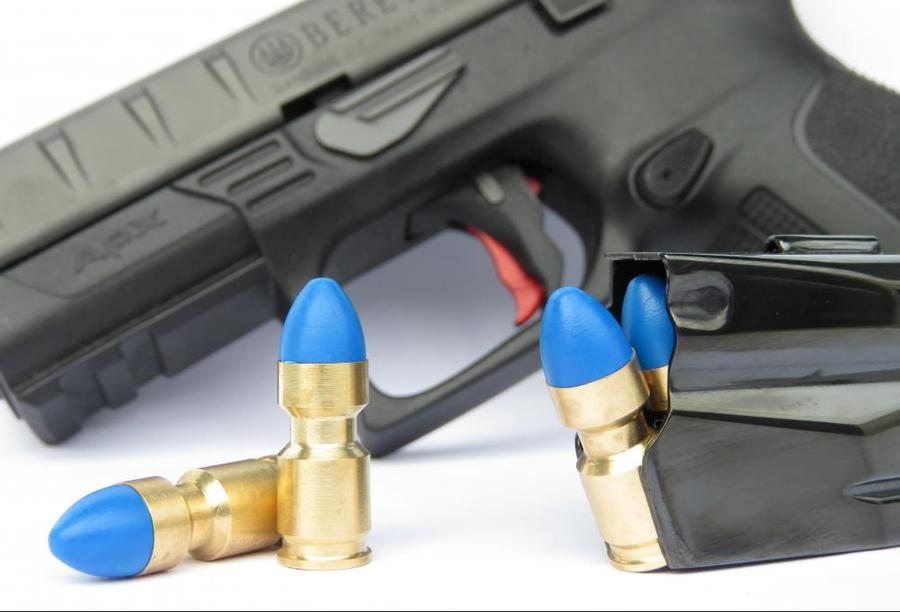 ARAVON'S BLU, IL TIRO RIDOTTO IN CASA KIT INIZIALE+BOSSOLI+PALLE 
