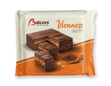 Balconi Torta Viennese 400GR A SCATOLO DA 6 PEZZI