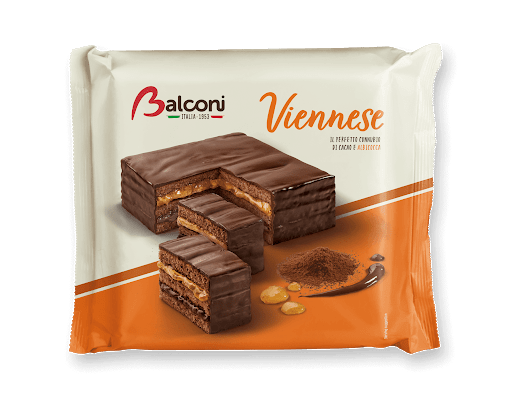 Balconi Torta Viennese 400GR A SCATOLO DA 6 PEZZI