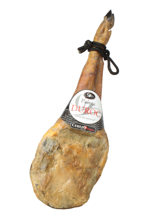 PALETA/SPALLA DUROC CEREZO GRAN RISERVA  + PORTA PROSCIUTTO E COLTELLO