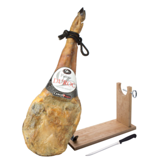 PALETA/SPALLA DUROC CEREZO GRAN RISERVA  + PORTA PROSCIUTTO E COLTELLO
