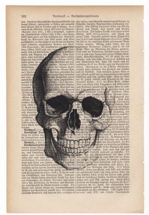 Art On Words: "Skull" 