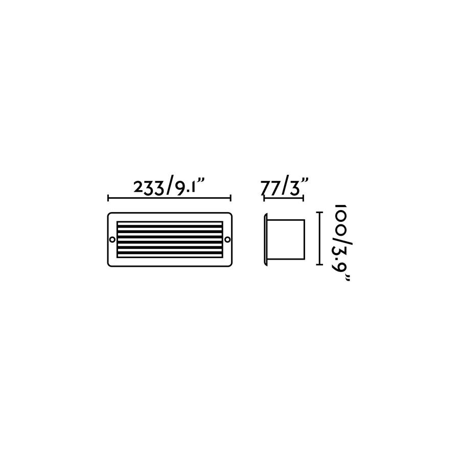 ESCA INCASSO BIANCO 1 X E27 40W