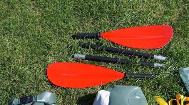 PAGAIA ASIMMETRICA TNP colore rosso smontabile in 4 pezzi per il trasporto. 