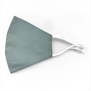 GRIGIA - Tinta Unita Color Grigia - cod. PlainHeart010 (Mascherina Adulti + 2 Filtri)