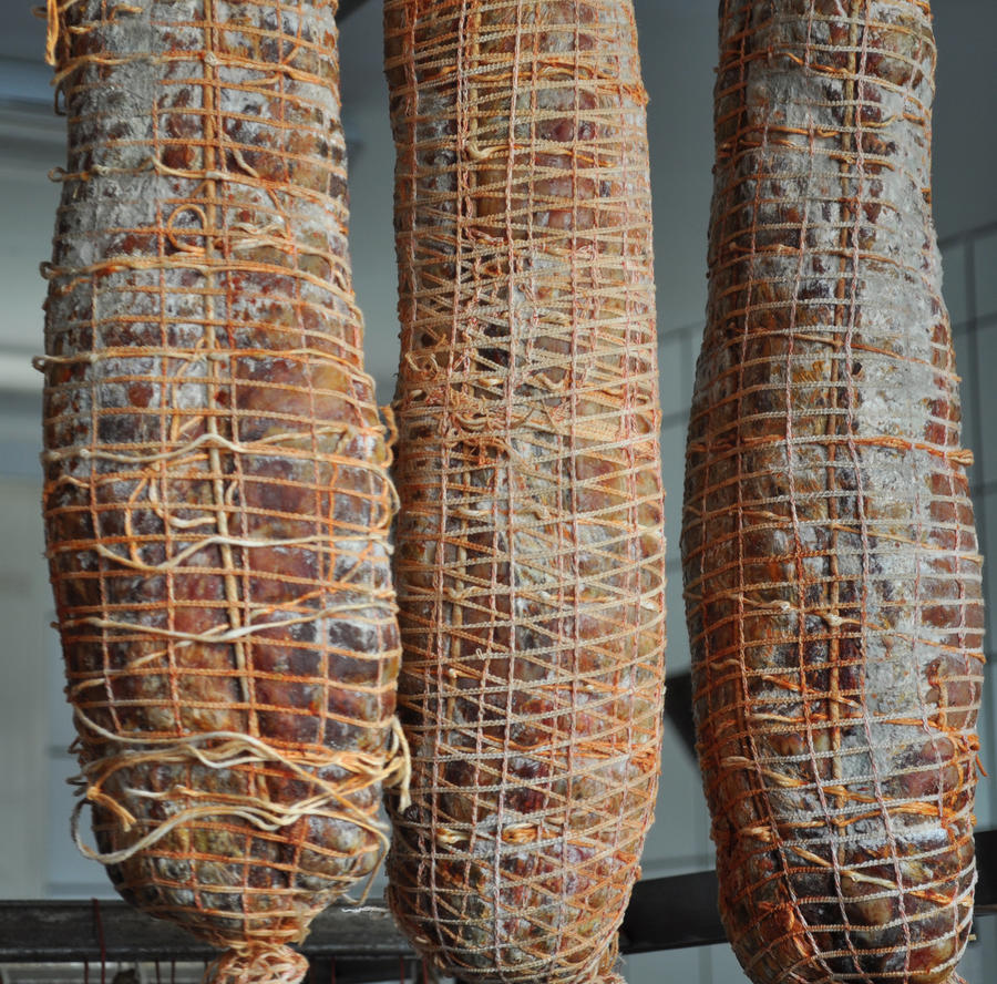 Capicollo  di  Suino Nero, Salamarìa Calabra, 0,350 kg 