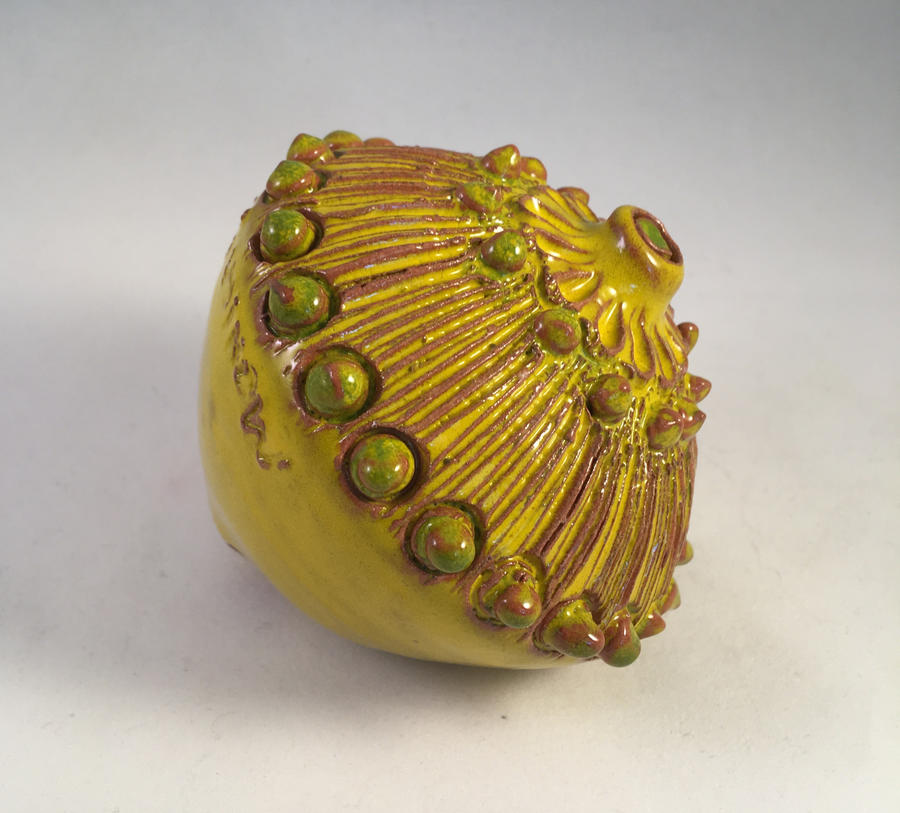 BOTTONE DA ARREDO - COLORE GIALLO ANTICATO