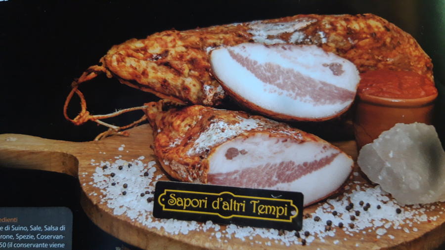 Guanciale Piccante di Suino Rosa, Sapori d'altri Tempi, 0,400 kg