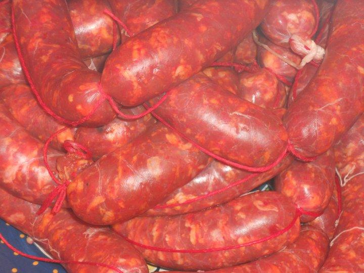 Salsiccia Fresca Affumicata Piccante, Suino Rosa, Sapori d'altri Tempi, 0,500 kg
