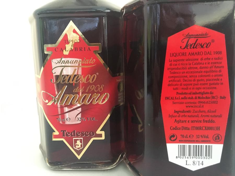 Amaro Tedesco, Amaro antico dal 1908, 70cl