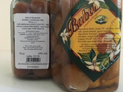 Babà al Bergamotto, Liquori Tedesco, 50cl