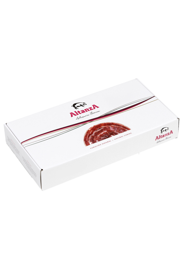 Paleta iberica 100% di bellota  Altanza - jabugo  tagliata in  confezioni da 100 gr