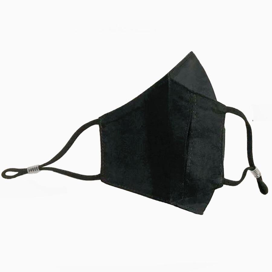 PAILLETTES - Colore Nero con Paillettes - cod. STAR 017 (Mascherina Adulti + 2 Filtri) 