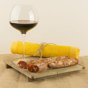 Salsiccia Piccante a catena di Suino Nero, Salamarìa Calabra, 0,300kg