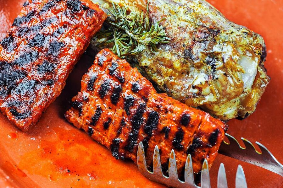 Calaburger, Burger Precotto di Suino Rosa, Sapori d'altri Tempi, 0,140 kg