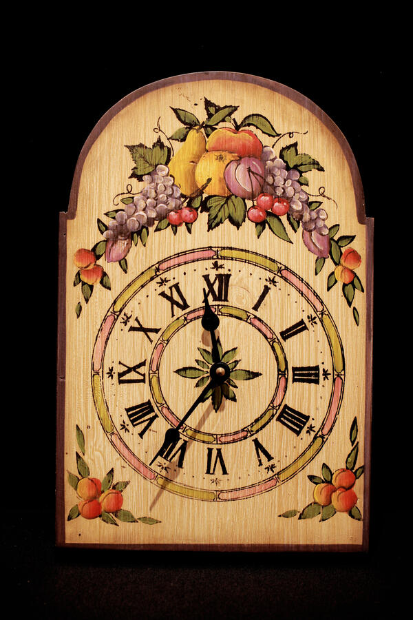 Orologio dipinto a mano