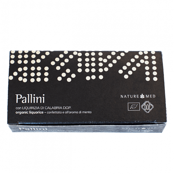 Pallini con liquirizia all'aroma di menta, Naturemed, 100gr