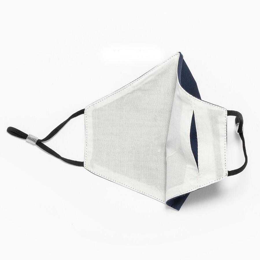 PIZZO - Materiale Cotone / Pizzo Color Nero / Interno Nero - COD. Lace007  (Mascherina Adulti + 2 Filtri)