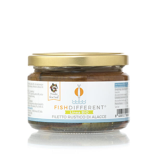 Filetto Rustico Di Alacce Biologico, Fish Different, 250 gr