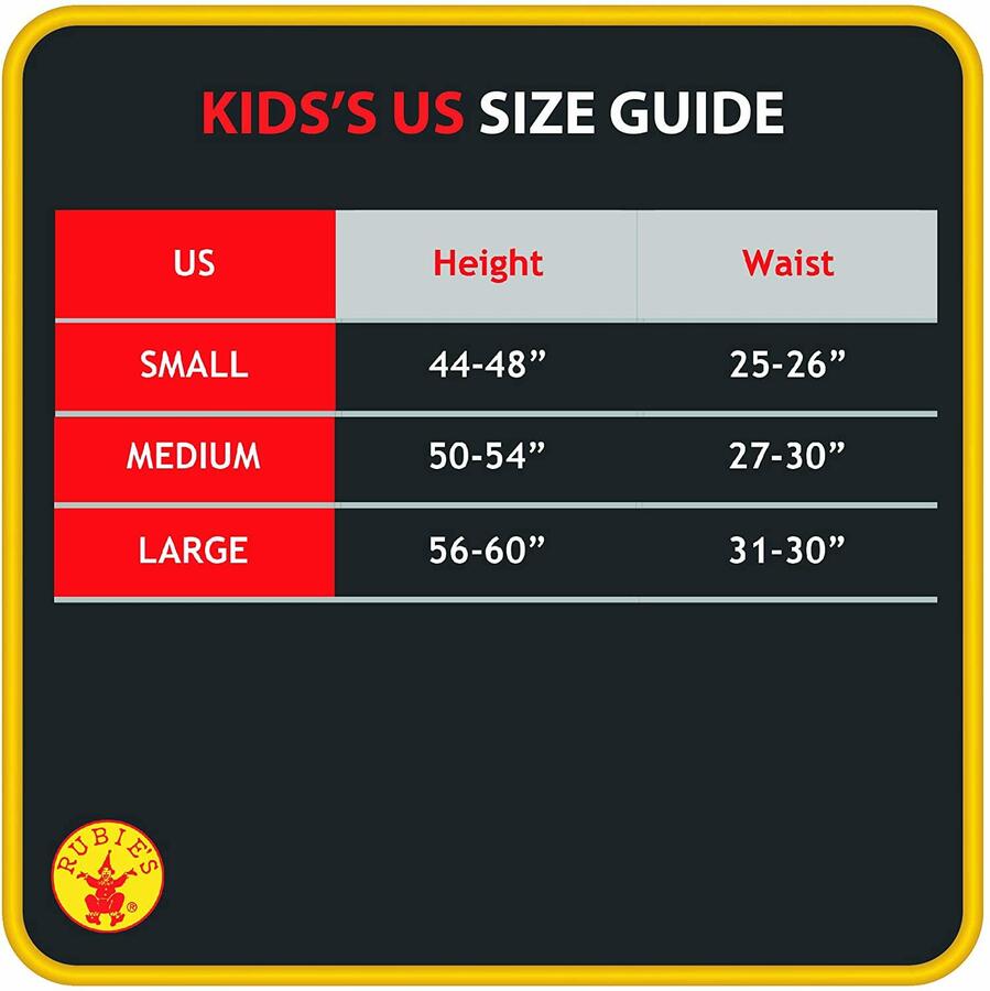 Costume Batman con Maschera - Rubie's 881286 - Large 8-10 anni 