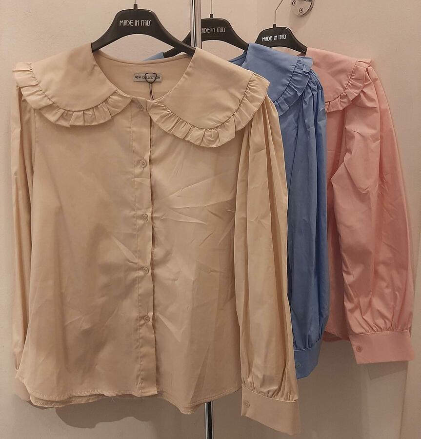CAMICIA COLLETTO ROTONDO(personalizzabile con iniziali su richiesta)