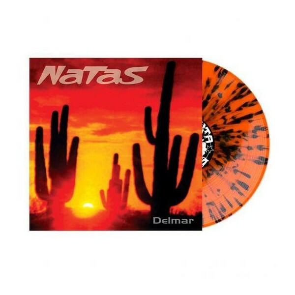 LOS NATAS    - DELMAR - LP  COLORED SPLATTER ORANGE / BLACK LIMITED EDITION (Argonauta Records)