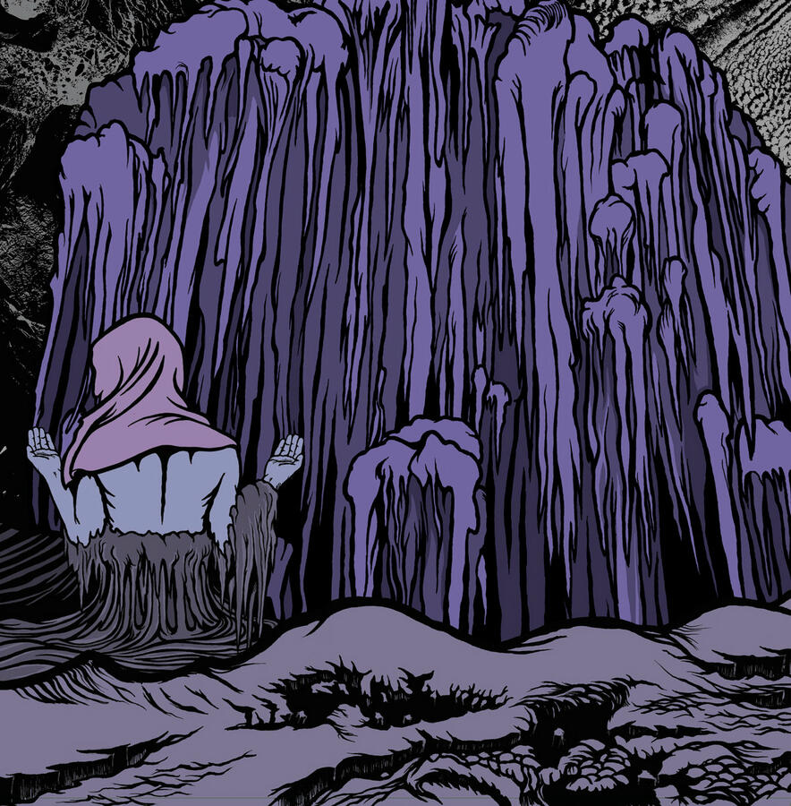 ELDER    - SPIRES BURN - EP LIMITED EDITION COLORED PURPLE VINYL + DOWNLOAD CODE (Stickman Records)