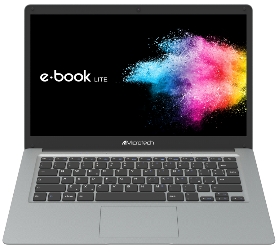 Portatile Microtech 14 pollici  con disco SSD da 64 GB e 8 GB di Ram