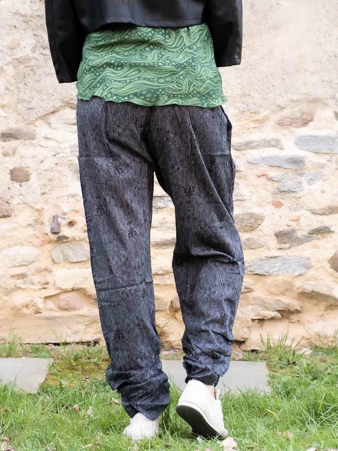 Pantalone donna Kunda a sigaretta retro elasticizzato - grigio scuro