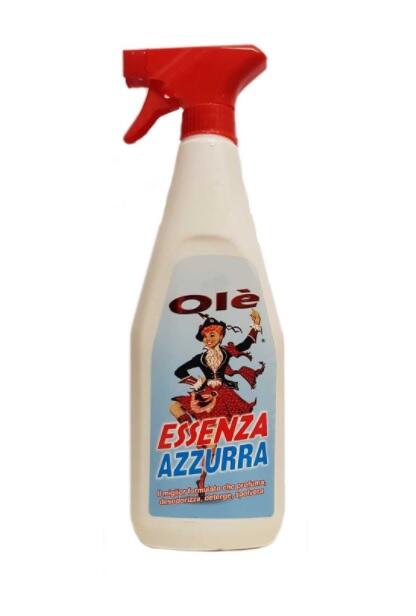Olè Oies Essenza, Linea Classica - Detergente spruzzatore per ambienti e superfici, Profumazione Azzurra, 750 ml