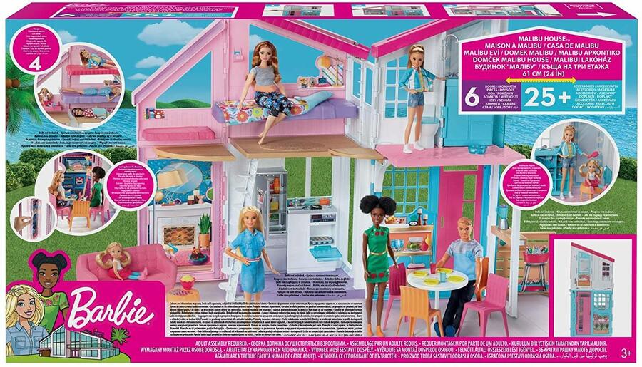 Barbie - Casa di Malibu con Accessori 61 cm - Mattel FXG 57