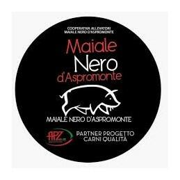 Prosciutto Crudo Suino Nero d'Aspromonte 18/24 mesi, Sapori Antichi, Salamaria Calabra, 1 kg