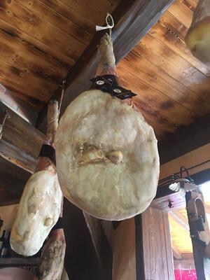 Prosciutto Crudo Suino Nero d'Aspromonte 18/24 mesi, Sapori Antichi, Salamaria Calabra, 1 kg