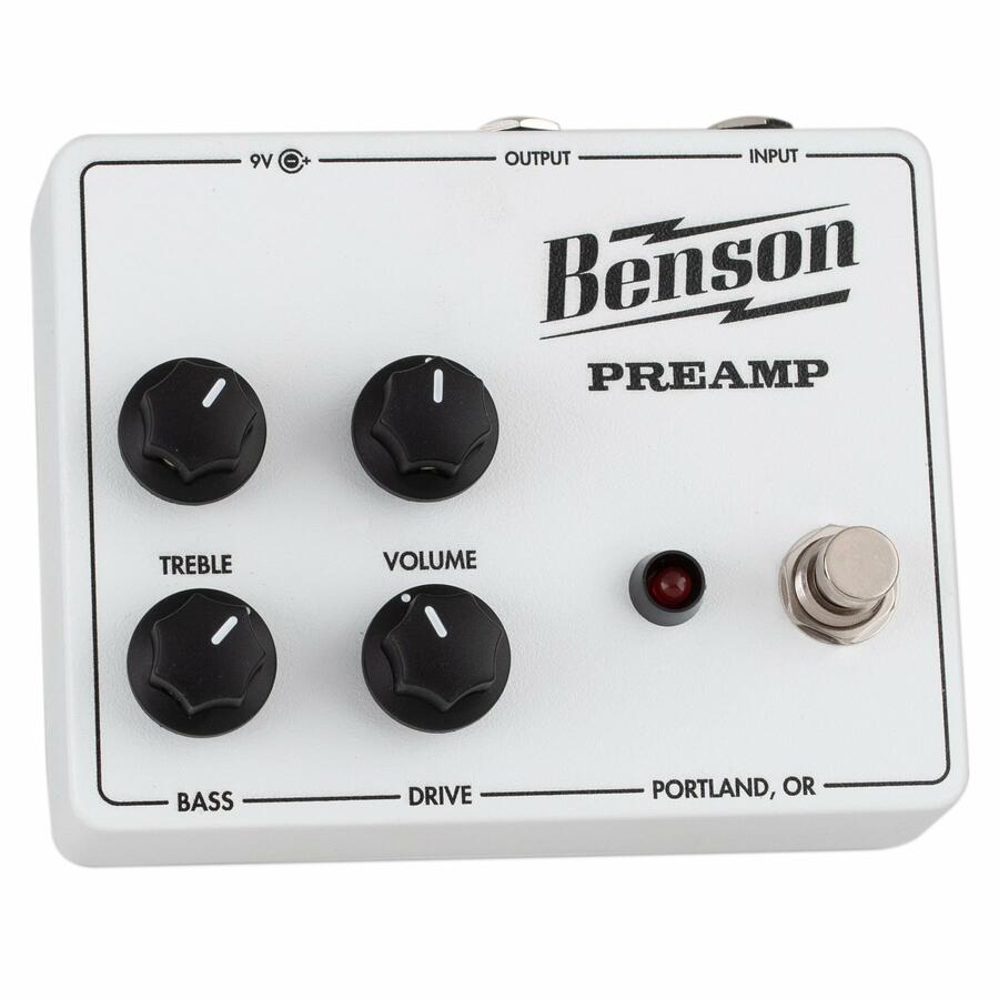 Preamp Pedal Tuxedo White - Benson Amps