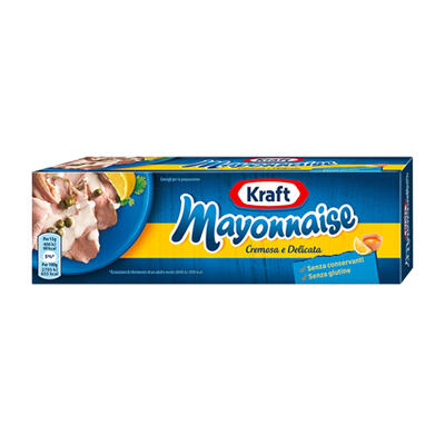 Kraft Majonese Tubo 142GR A BLISTER DA 18 PEZZI 