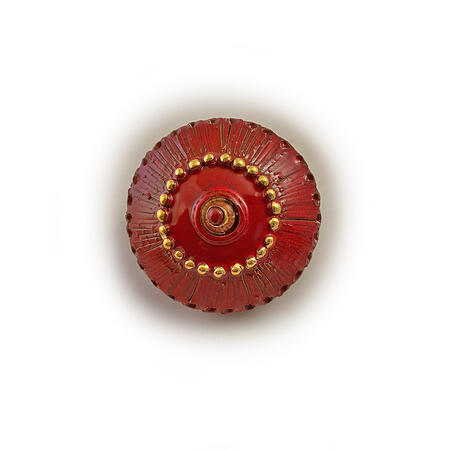 BOTTONE DA ARREDO - COLORE ROSSO SCURO