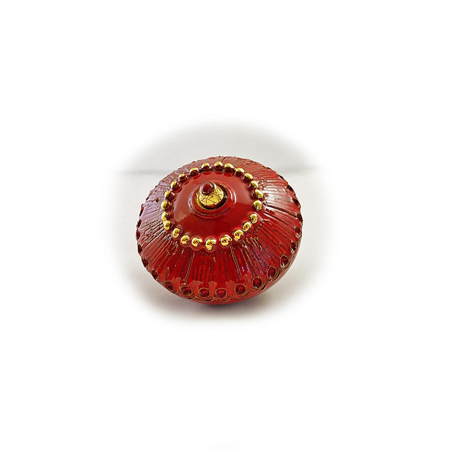 BOTTONE DA ARREDO - COLORE ROSSO SCURO 