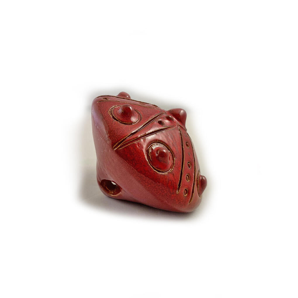 BOTTONE DA ARREDO - COLORE ROSSO 