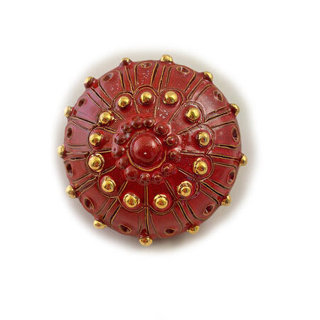 BOTTONE DA ARREDO - COLORE ROSSO