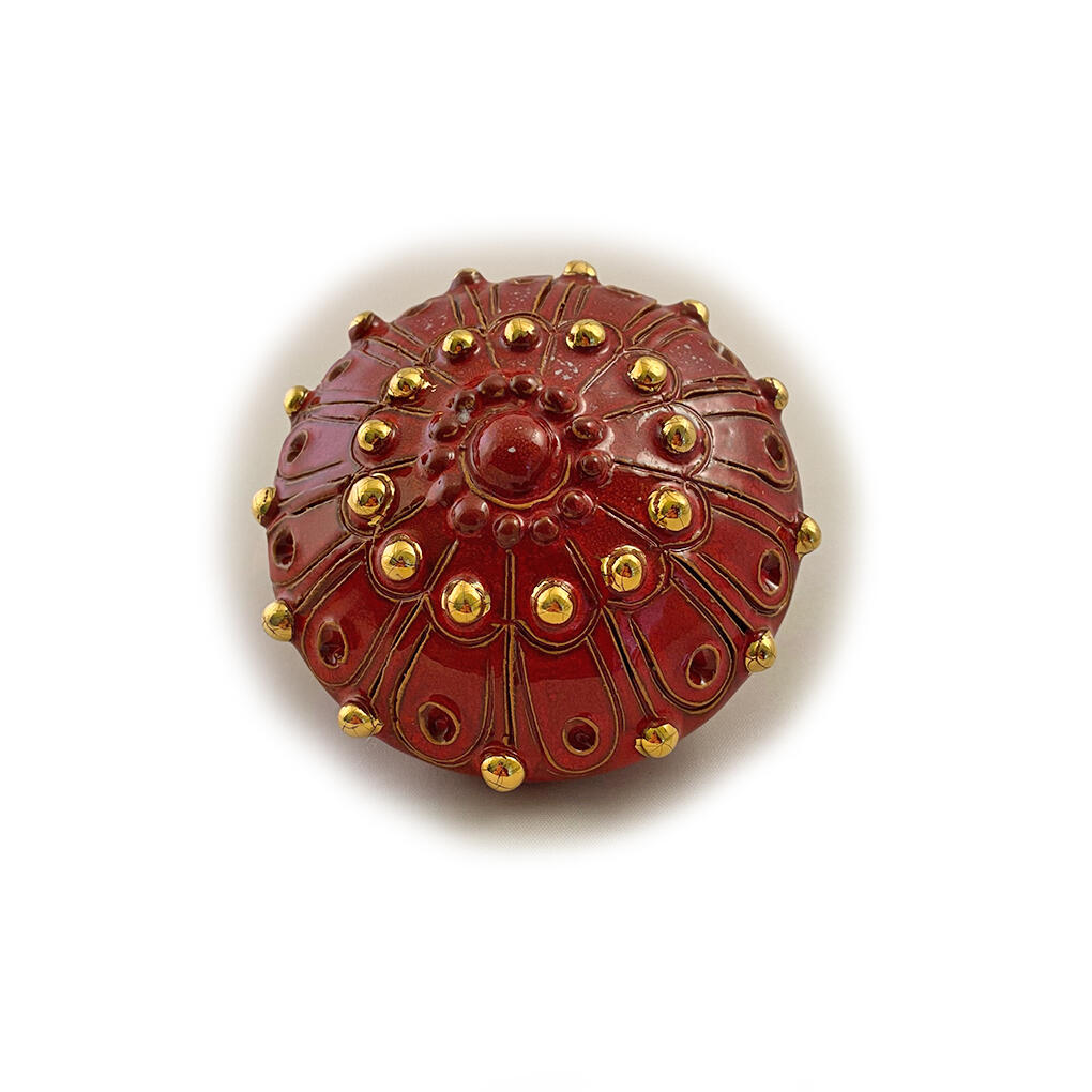 BOTTONE DA ARREDO - COLORE ROSSO