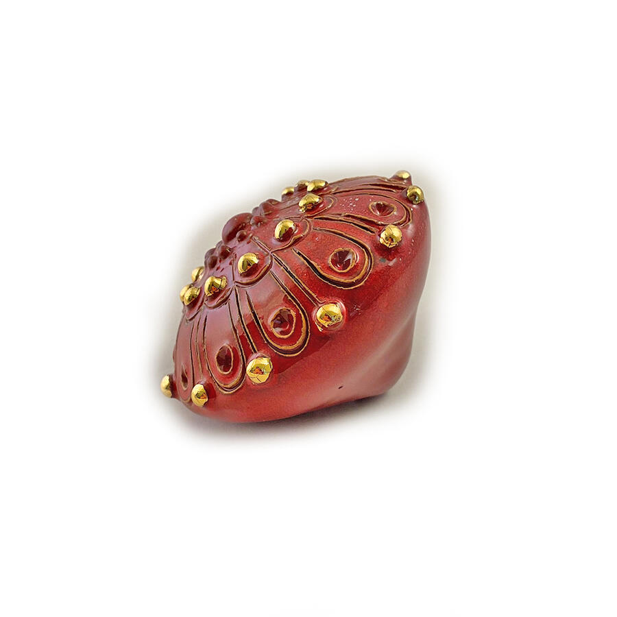 BOTTONE DA ARREDO - COLORE ROSSO