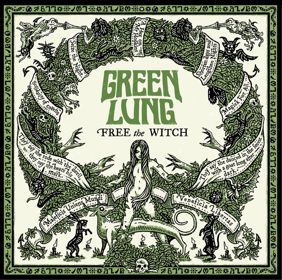GREEN LUNG   - FREE THE WITCH - LP LTD GREEN  (Svart Records)