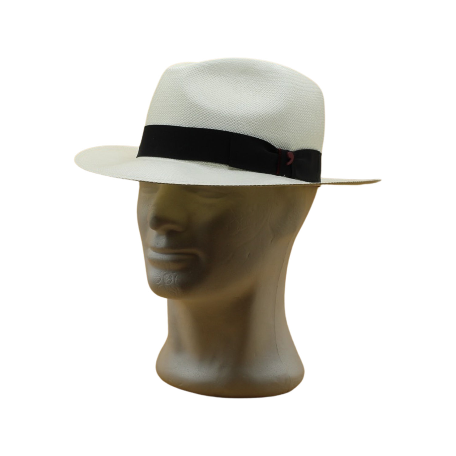 Cappello classico Panama a tesa larga colore BIANCO By Alfonso D'Este -