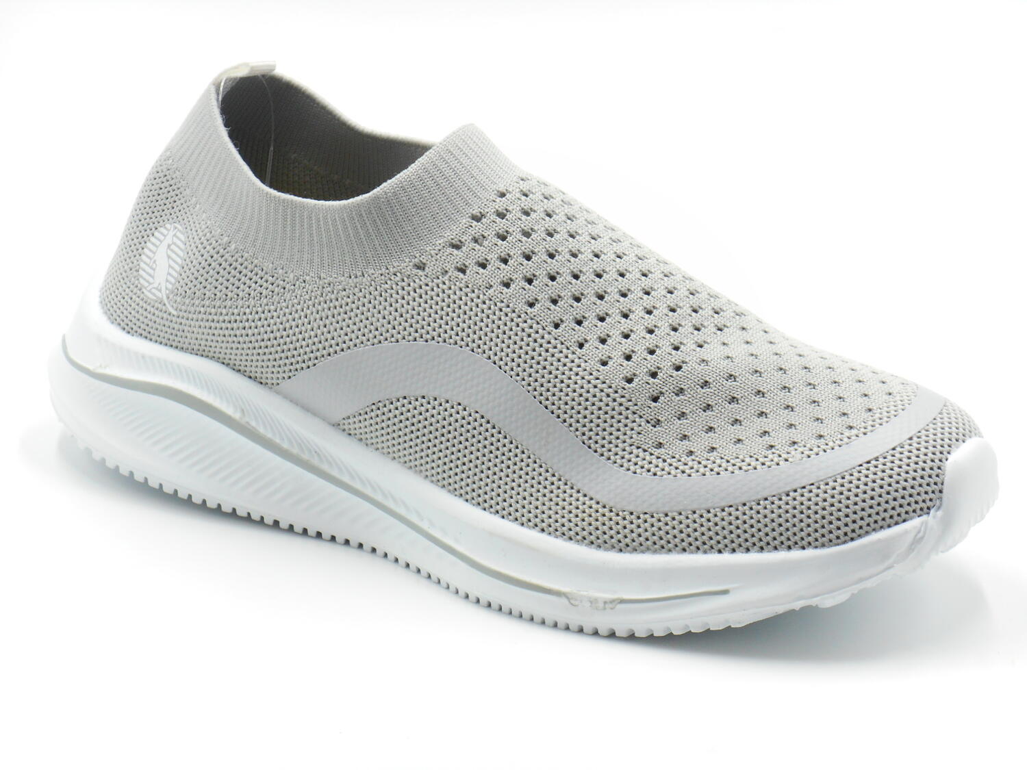 Canguro C57470 – Scarpa Casual Unisex Junior – Bianca, Con Chiusura A Strappo E Luci