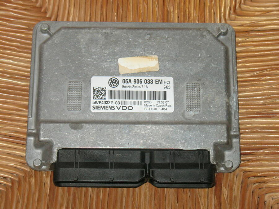 Ecu vw volkswagen golf 06a906033em 5wp40322 03 simos 7.1a