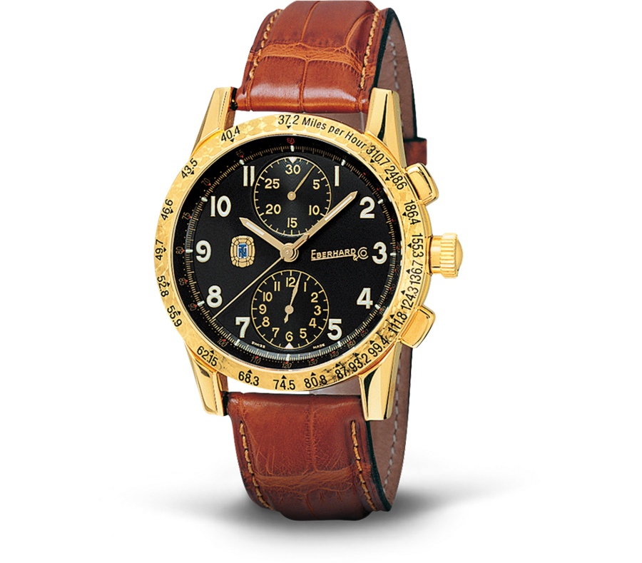 Eberhard Tazio Nuvolari Orologio Crono Automatico Cassa in Oro 18k 30047.5/C