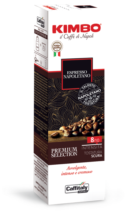 10 CAPSULE CAFFITALY KIMBO " ESPRESSO NAPOLETANO "