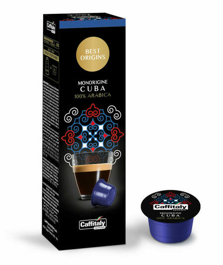 10 CAPSULE CAFFITALY BEST ORIGINS " MONORIGINE CUBA"